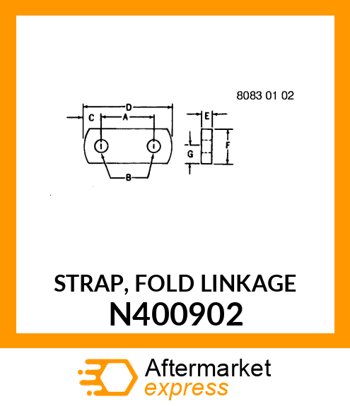 STRAP, FOLD LINKAGE N400902