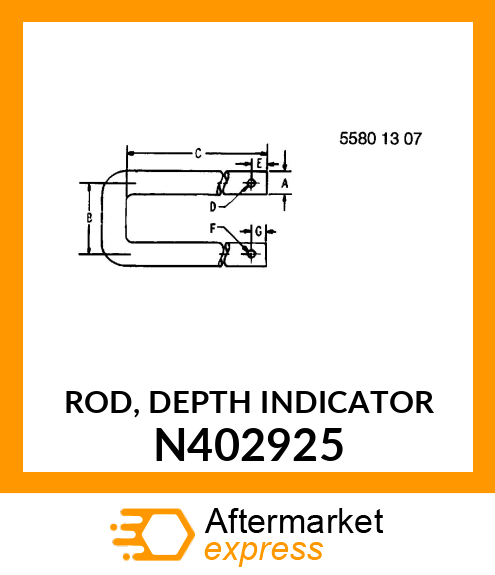 ROD, DEPTH INDICATOR N402925