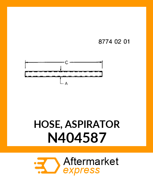 HOSE, ASPIRATOR N404587