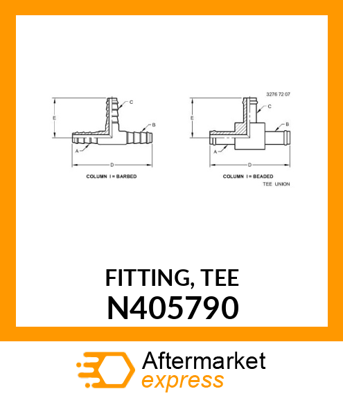 FITTING, TEE N405790