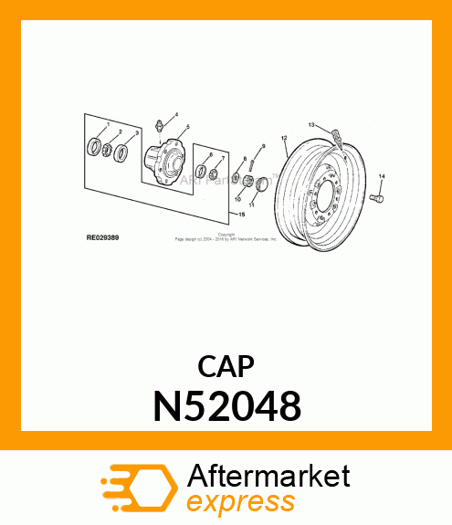 CAP, CAP, GREASE N52048