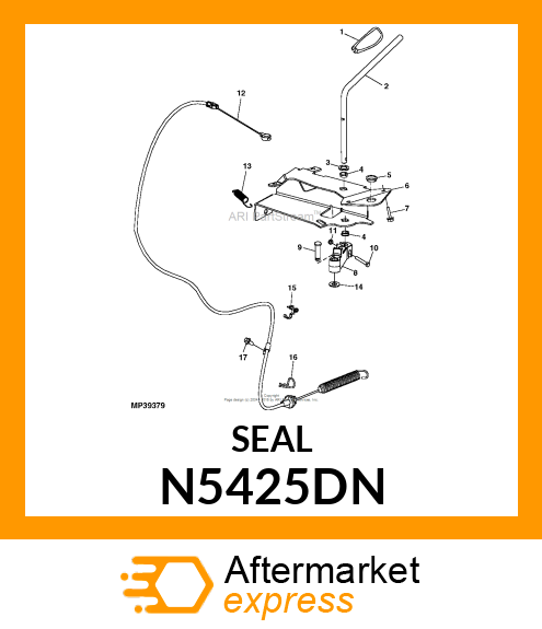 SEAL FOR 3/4 BEARING <small>(2pcs in the pack. price for 1 pc)</small> N5425DN