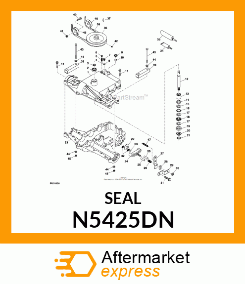 SEAL FOR 3/4 BEARING <small>(2pcs in the pack. price for 1 pc)</small> N5425DN