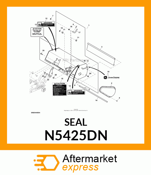 SEAL FOR 3/4 BEARING <small>(2pcs in the pack. price for 1 pc)</small> N5425DN