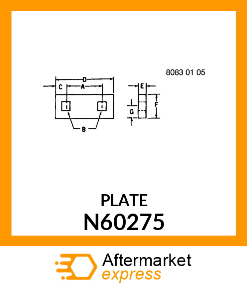 STRAP FLAT SPRING STANDARD N60275