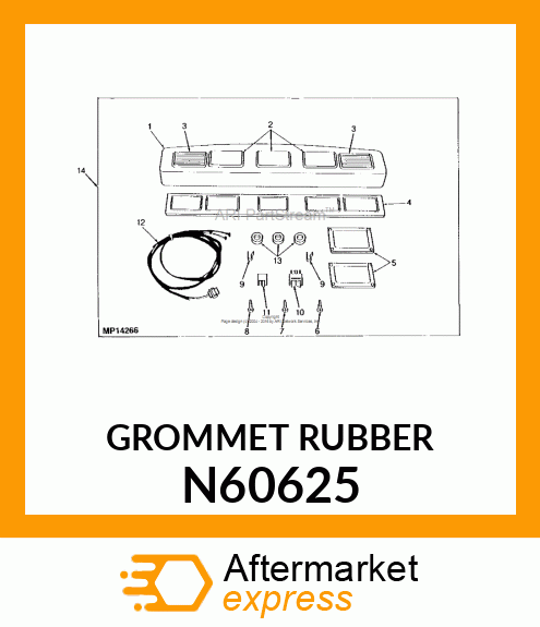 GROMMET RUBBER N60625