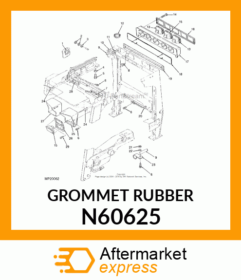 GROMMET RUBBER N60625