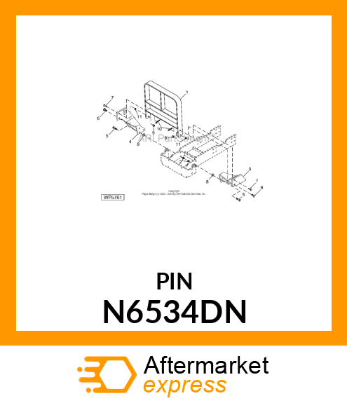 PIN, CLEVIS N6534DN