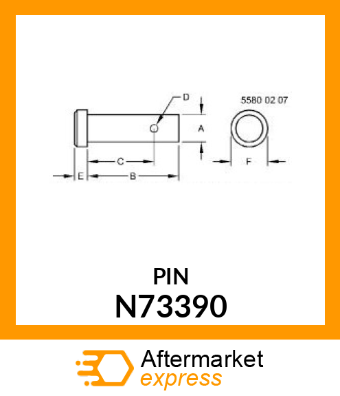 PIN VALVE N73390