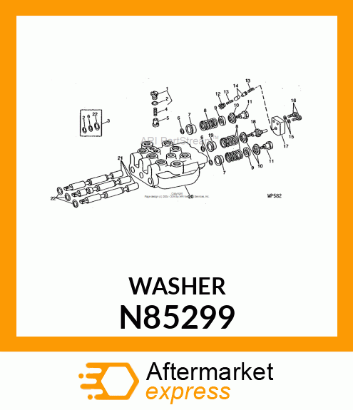 WASHER SHALLOW N85299