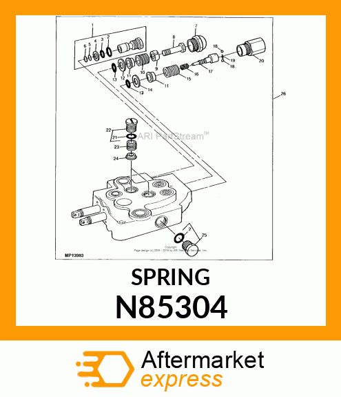 SPRING COMPRESSION N85304