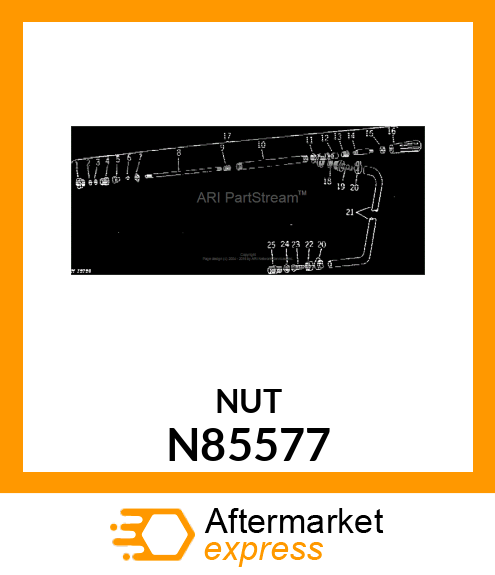 NUT 3/4 GARDEN HOSE N85577