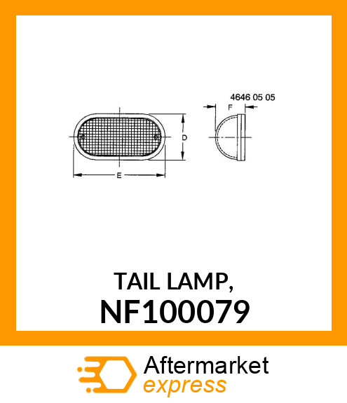 TAIL LAMP, NF100079