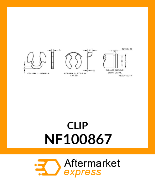 CLIP NF100867