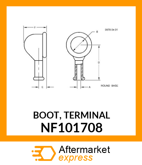 BOOT, TERMINAL NF101708