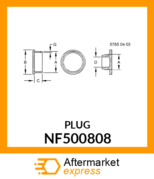 PLUG NF500808