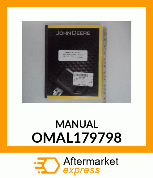 Operator's Manual - 6230, 6330 & 6430 TRACTORS OMAL179798