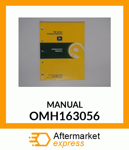 Operator's Manual - OP MAN: 900 SERIES CUTTING PLATFORM (Part is Obsolete) OMH163056