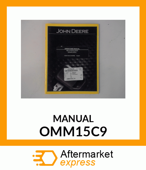 Operator's Manual - OP MAN,"FBA"FERTILIZER GRAIN DRILL OMM15C9