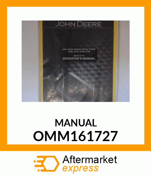 Operator's Manual - X740,X744,X748,X749 SLCT (050001-) OMM161727