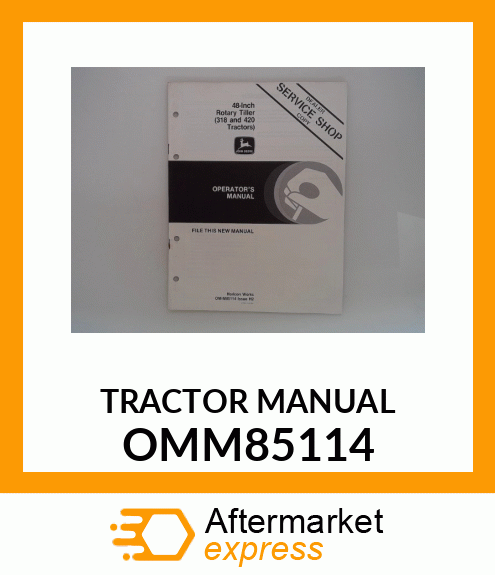 Operator's Manual - OMM85114