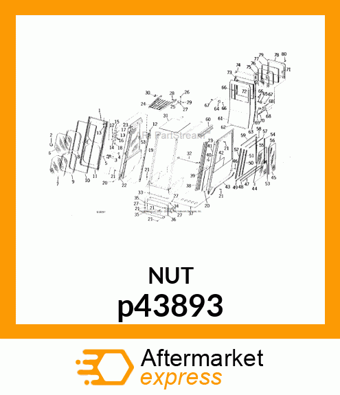 LOCK NUT p43893