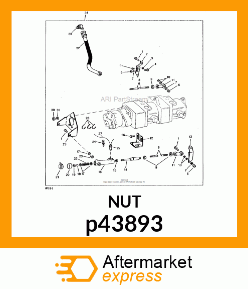 LOCK NUT p43893