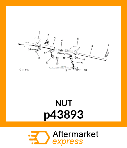 LOCK NUT p43893