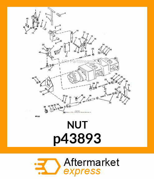 LOCK NUT p43893