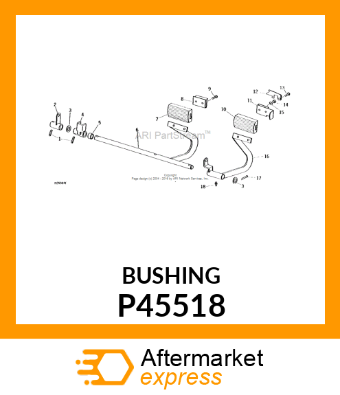 Bushing - .750 STD X .995/1.005 PIPE SPACER (Part is Obsolete) P45518