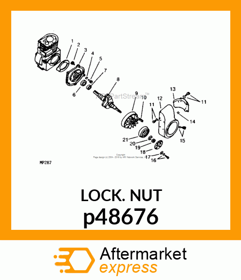 LOCK NUT p48676