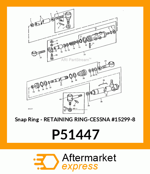 Snap Ring - RETAINING RING-CESSNA #15299-8 P51447