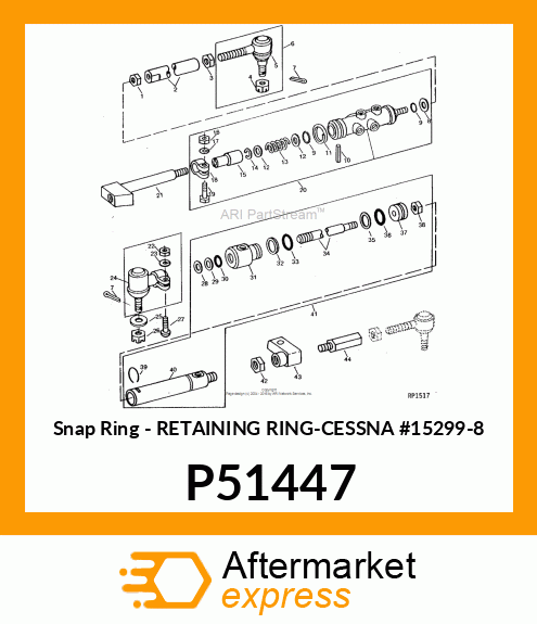 Snap Ring - RETAINING RING-CESSNA #15299-8 P51447