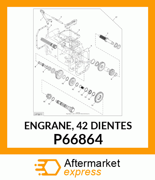 ENGRANE, 42 DIENTES P66864