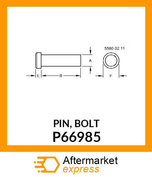 PIN, BOLT P66985