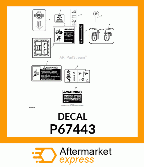 ETIQUETA PARA 2DA. VCS P67443