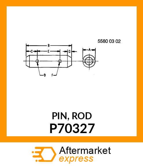 PIN, ROD P70327