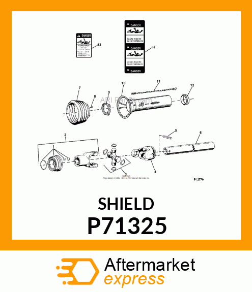 POWERSHAFT SHIELD, COVER P71325