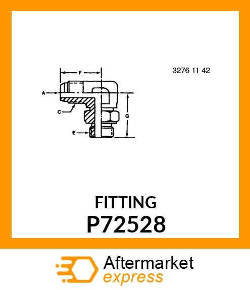 ELBOW FITTING P72528