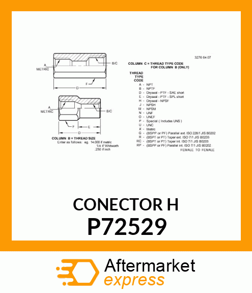 CONECTOR H P72529