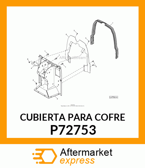 CUBIERTA PARA COFRE P72753