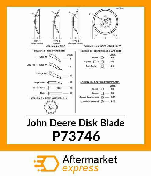 DISK BLADE, DISK CONE GEAR 0.240 X P73746