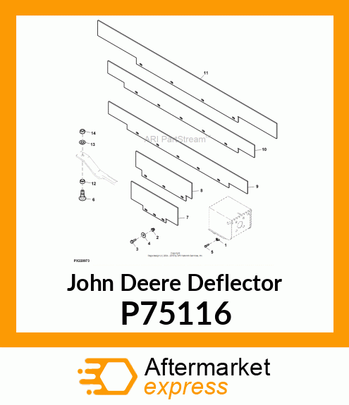 DEFLECTOR, DEFLECTOR RUBBER FLEX WI P75116