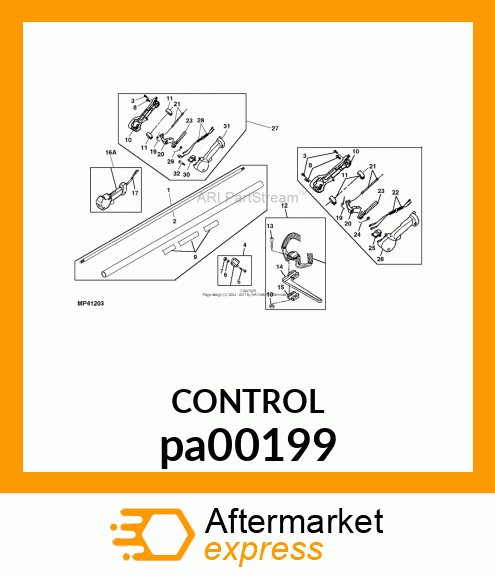 THROTTLE CONTROL, 1"/26MM, MHI pa00199