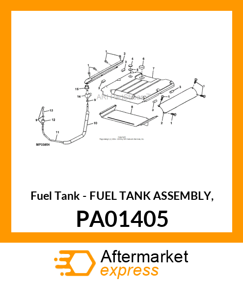 Fuel Tank - FUEL TANK ASSEMBLY, PA01405