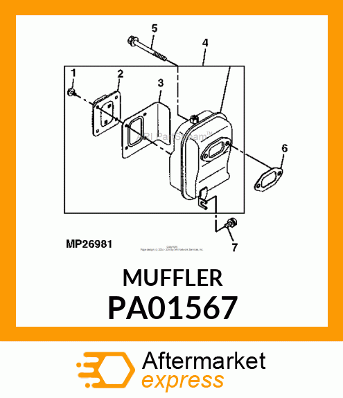 Muffler PA01567