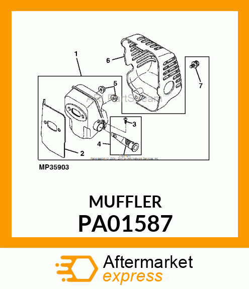 Muffler PA01587