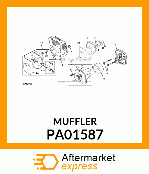 Muffler PA01587