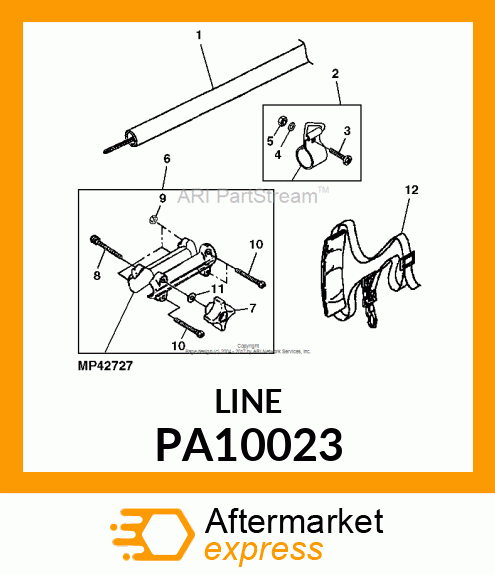 Universal Driveshaft - DRIVESHAFT ASSY SB, 1", UPPER RIGID PA10023