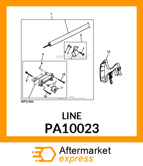 Universal Driveshaft - DRIVESHAFT ASSY SB, 1", UPPER RIGID PA10023